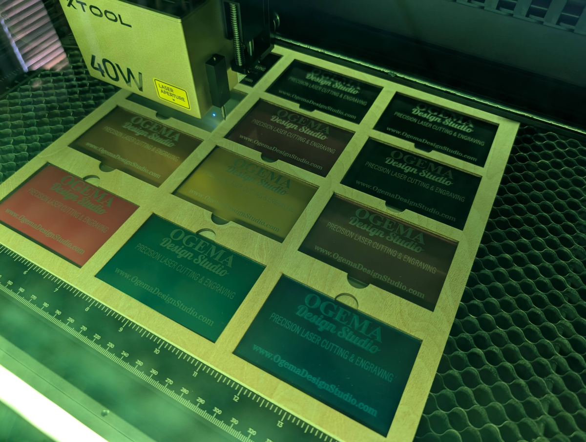 Custom Engraved Business Cards